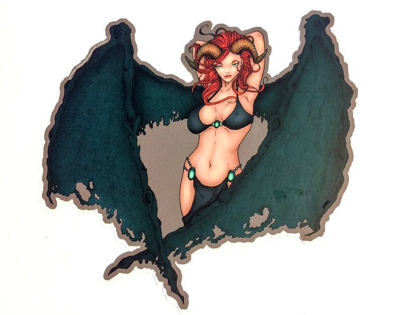 Sticker Succubus Single Sticker image 5