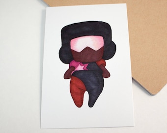 Mini Garnet - 4x6 Print [ Steven Universe / Fan Art / Chibi ]
