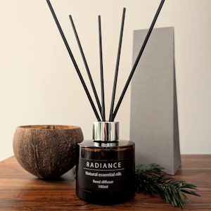 Reed Diffuser in Relaxing Scents | Natural Clean Home Fragrance 100ml | Essential Oils Gift