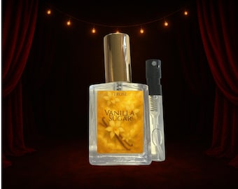 Vanilla Sugar Perfume | Warm Vanilla Bean & Toasted Sugar | Cozy Sweet Musk Fragrance | Long Lasting Indie Perfume | Gourmand Vanilla Scent