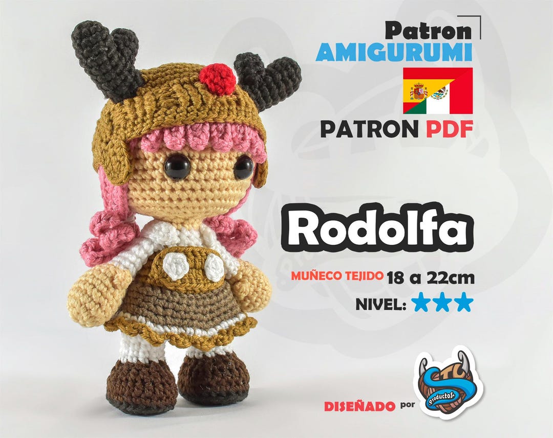 Rodolfa Rodolfa Navideña | Patron En ESPAÑOL by Stuproductos - Etsy