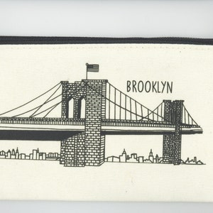 Canvas Pouch/ Canvas storage mini bag /Brooklyn