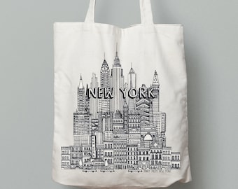 New York tote bag/ NYC TOTE BAG/eco bag nyc