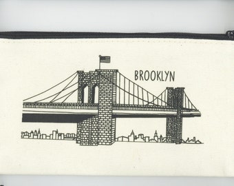 Canvas Pouch/ Canvas storage mini bag /Brooklyn