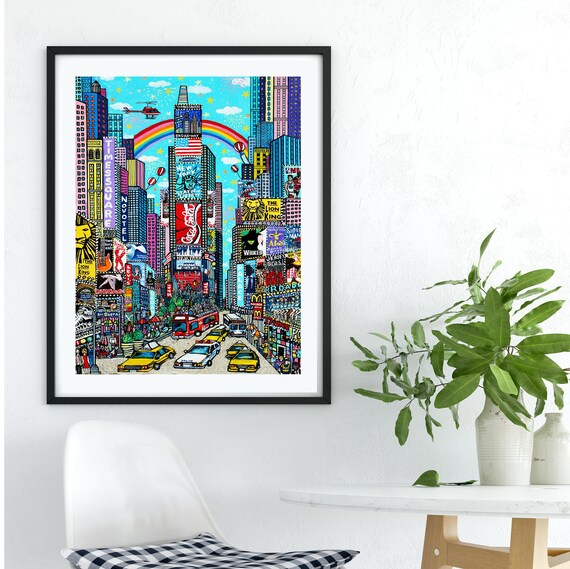 Times Square ART- Times Square Print-giclee Print Art-new
