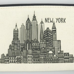 Canvas Pouch/ Canvas storage mini bag /Manhattan