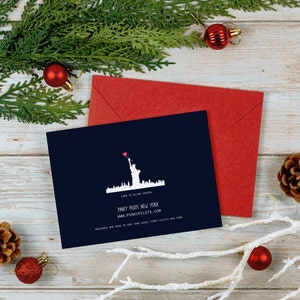 New York City Holiday card / Greeting card NEW YORK/New York Holiday card/ Christmas card from NY /Christmas New York card image 2