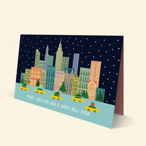 New York City Holiday card / Greeting card NEW YORK/New York Holiday card/ Christmas card from NY /Christmas New York card image 3