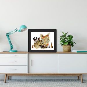 Yorkshire Terrier Art-Yorkies-Terrier 2015-Kunst-Kunst-Yorkies-Terrier-Kunst-Kunst-Yorkies-Terrier-Liebhaber-Dod Dekor-Hundekunst