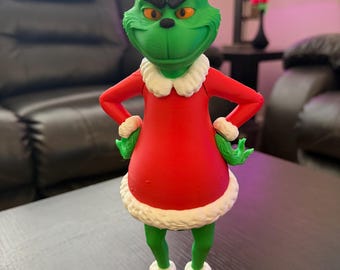 3D Printed Santa Grinch