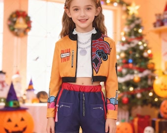 Aangepaste cosplay-outfit voor meisjes, verjaardagsfeestje