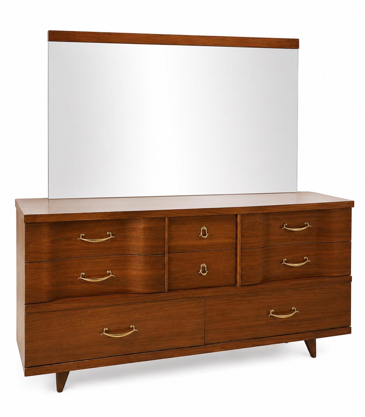 fashion trend by johnson carper dresser Vintage Lowboy Dresser attr. Johnson Carper – secondhand stories main image 1