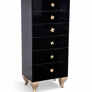 tall black and gold dresser Wonder Golden Evening Dress main image 0