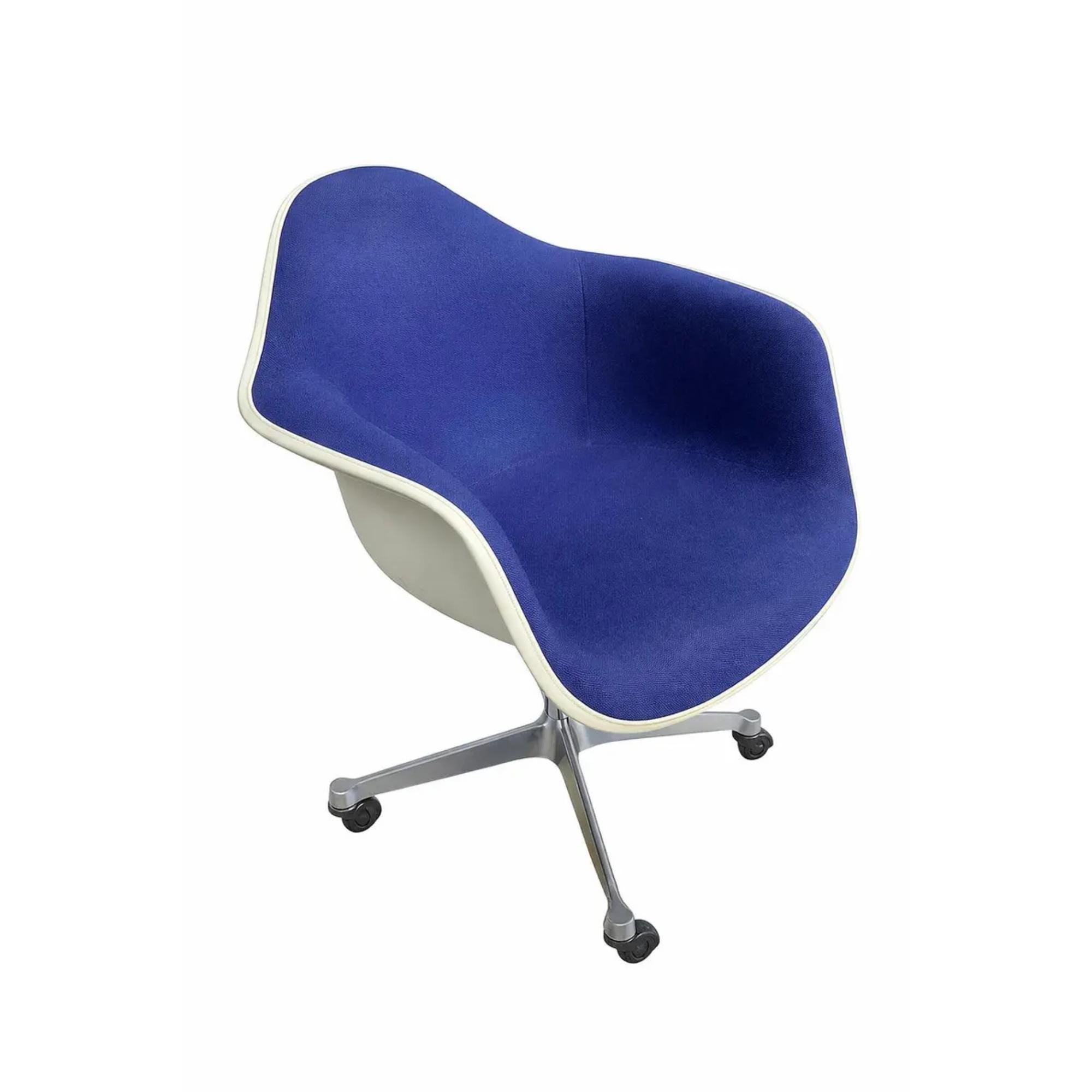 Blue Herman Miller Eames Fiberglass Shell Chair. Delivery Priced