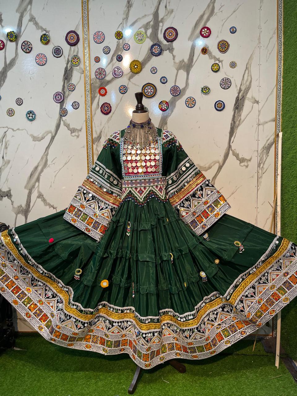 traditional green nikkah dress Green Nikkah Gharara – Asma and Shumaila main image 0