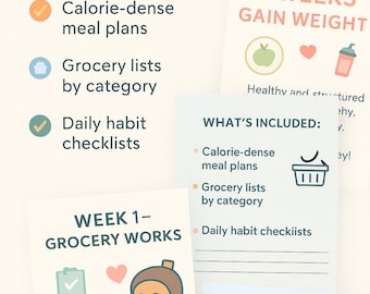 4 Weeks Program for Gain Weight