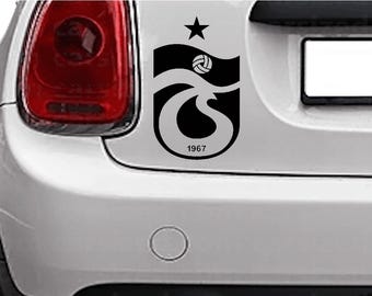 Adhesivo con el logotipo del Trabzonspor / 12 x 7 cm