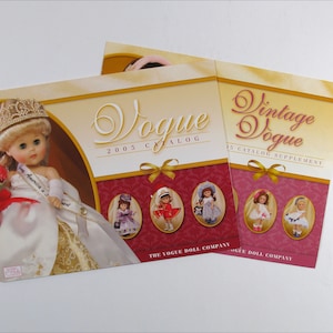 Ginny Doll color Catalog by The Vogue Doll Company Vintage 2005 with Vintage Vogue supplement extra