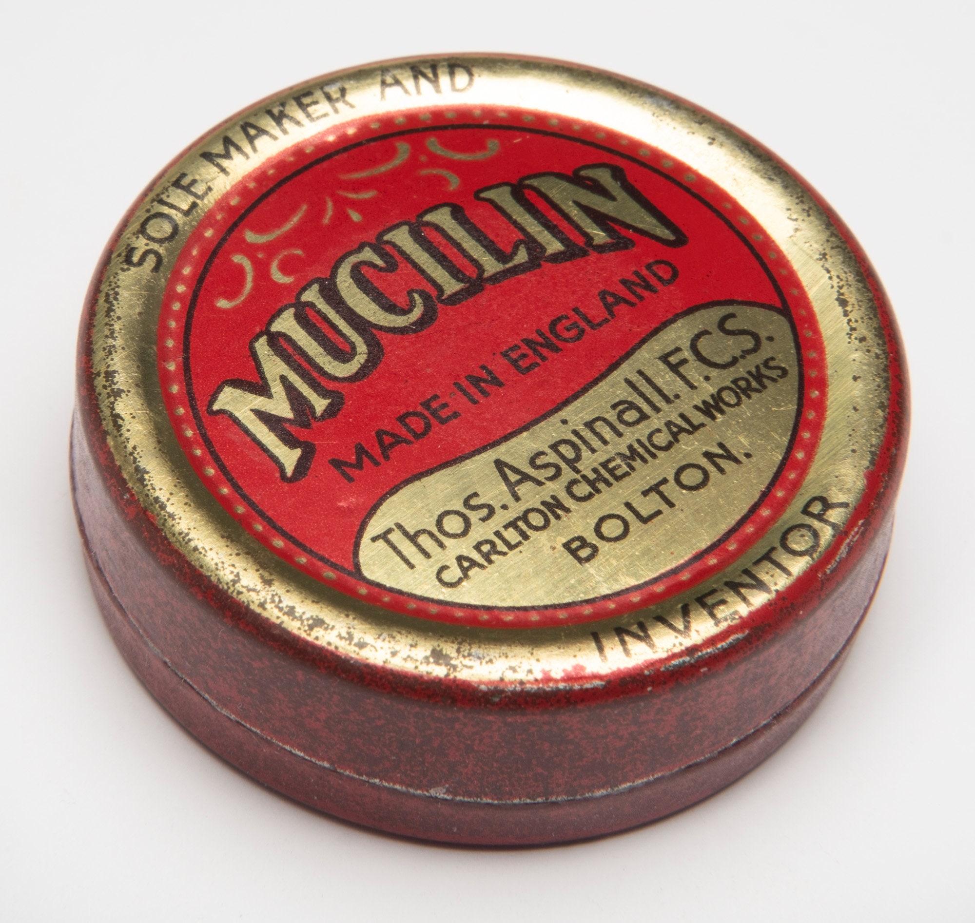 ANTIQUE VINTAGE MUCILIN OLD THOS ASPINALL LTD FLY FISHING LINE WAX