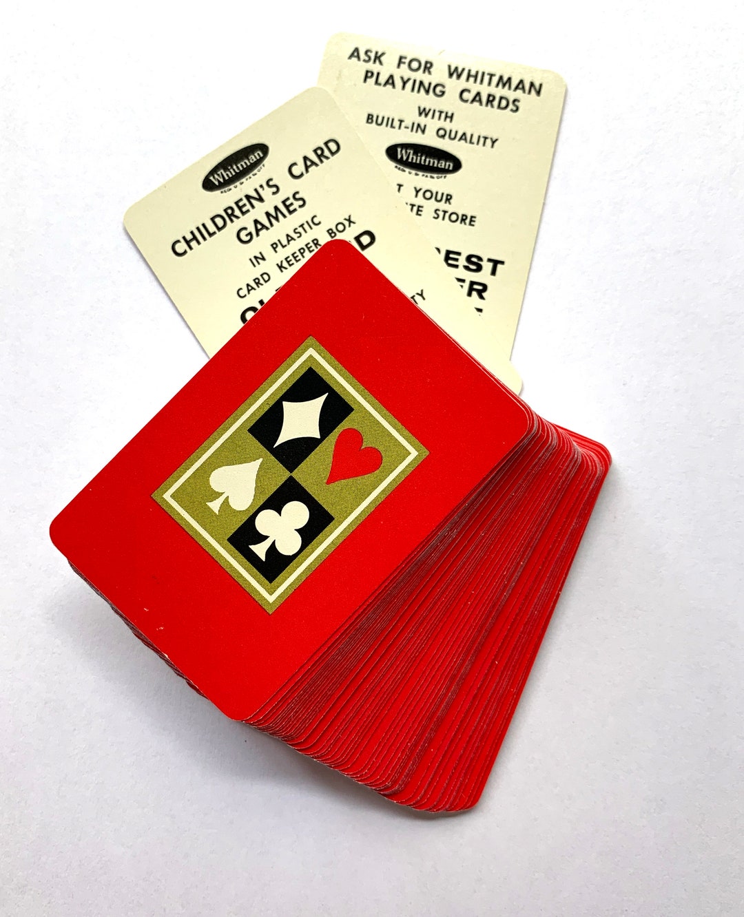 Vintage Playing Cards Miniature Deck by Whitman Featuring Etsy