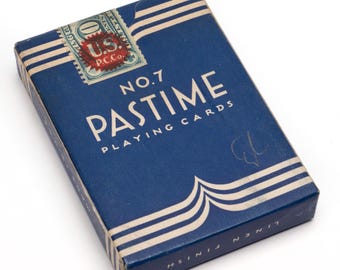 Vintage Pastime Playing Cards No. 7: Sealed Collectible Deck