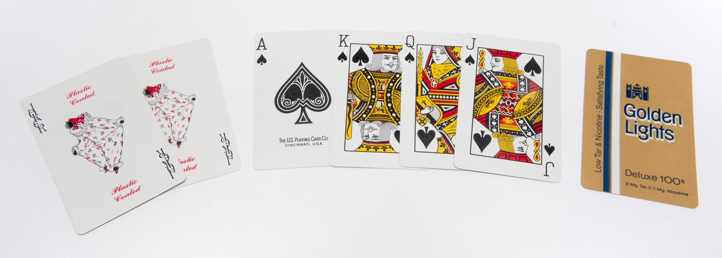 Vintage Deck of Cards GOLDEN LIGHTS Advertising Promotional Etsy