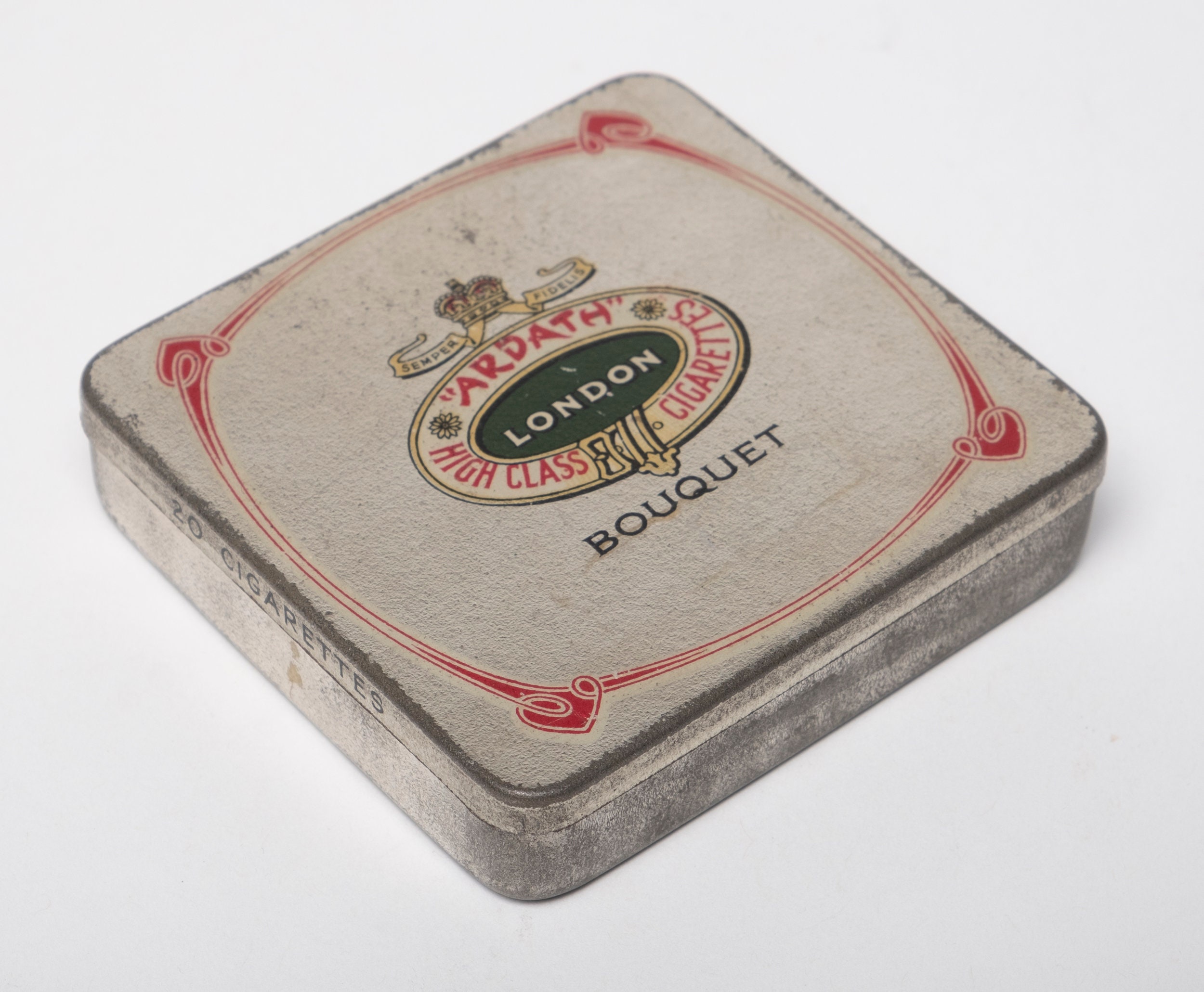 Vintage Ardath Cigarette Tin: London Advertising Collectible
