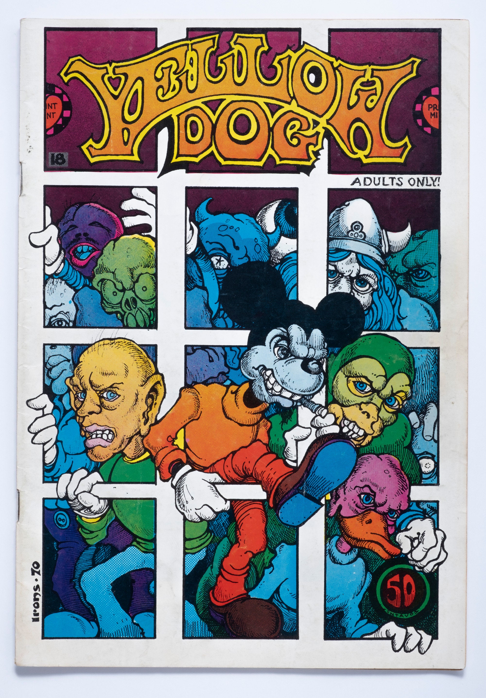 Yellow Dog 1970 the Print Mint 50 Cents #18 Underground Comic