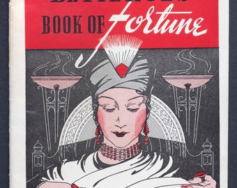 Vintage ephemera Dr. Pierce's Book of Fortune Telling plus A Personal Horoscope letter