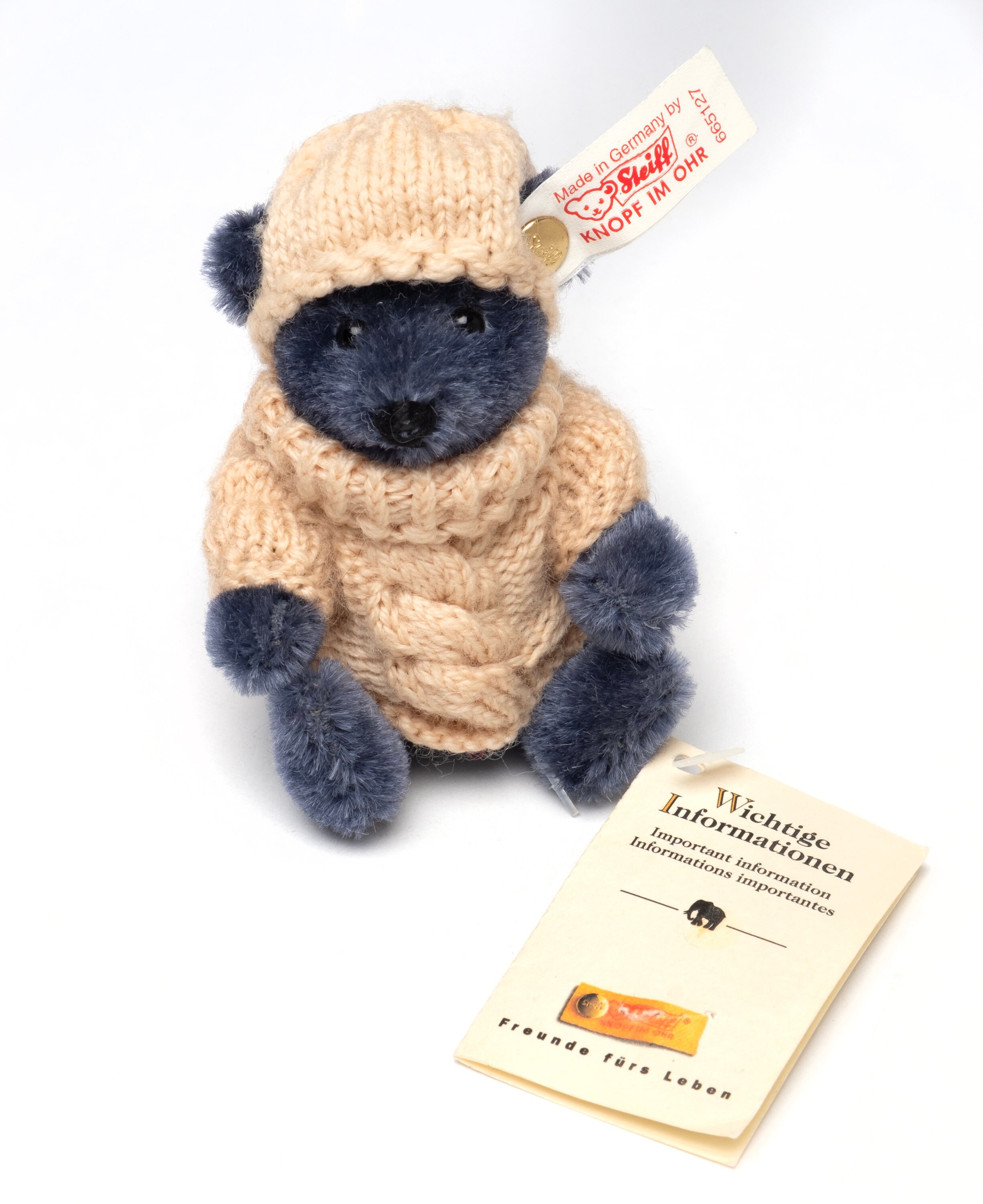 Steiff 青いテディベアBelglan Beach Bear Antique Steiff 658037 Teddy Bear Animal Belgian Beach Bear