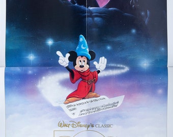 Vintage Disney Program FANTASIA 50th Anniversary Commemorative