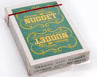 Rare Vintage Jerry's Nugget Las Vegas Cards Real Casino Played