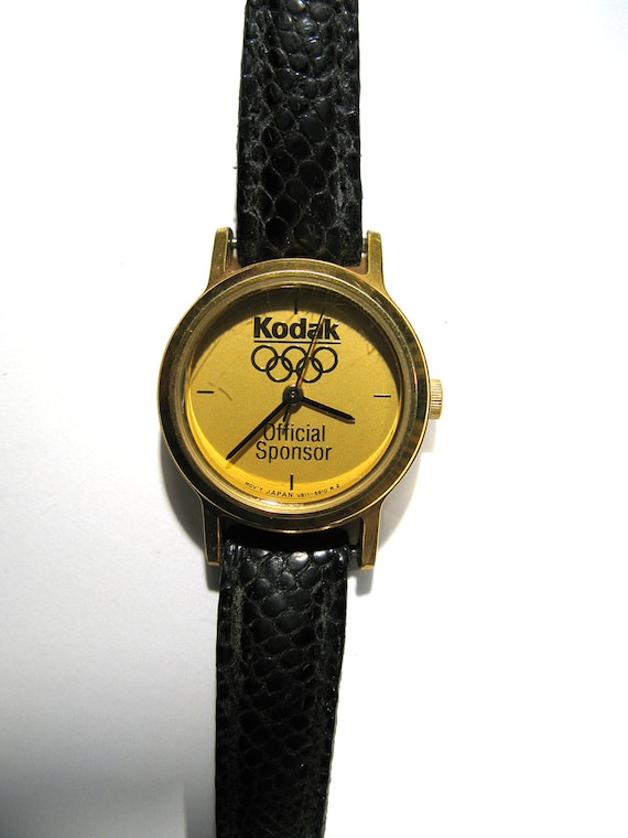 Vintage wristwatch Eastman Kodak Olympic Official 