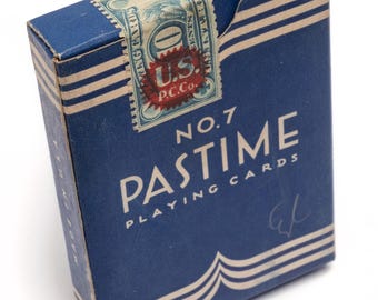 Vintage Pastime Playing Cards No. 7: Sealed Collectible Deck - Etsy