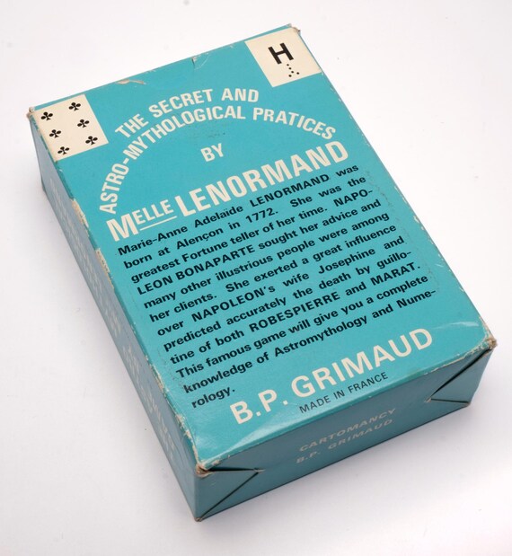 Les cartes de Mademoiselle Lenormand