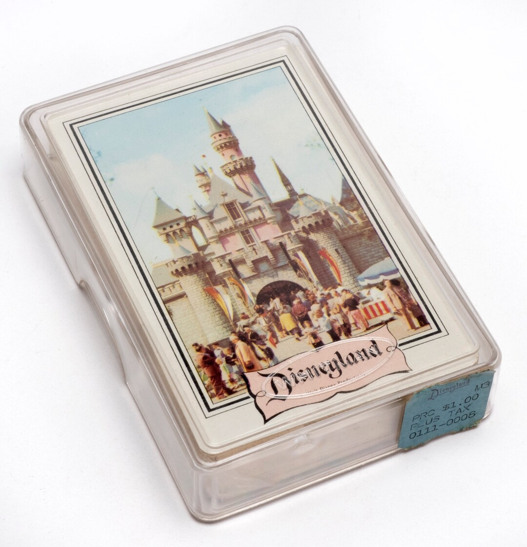 Vintage Disneyland Playing Cards: Cinderella Castle, Sealed Deck