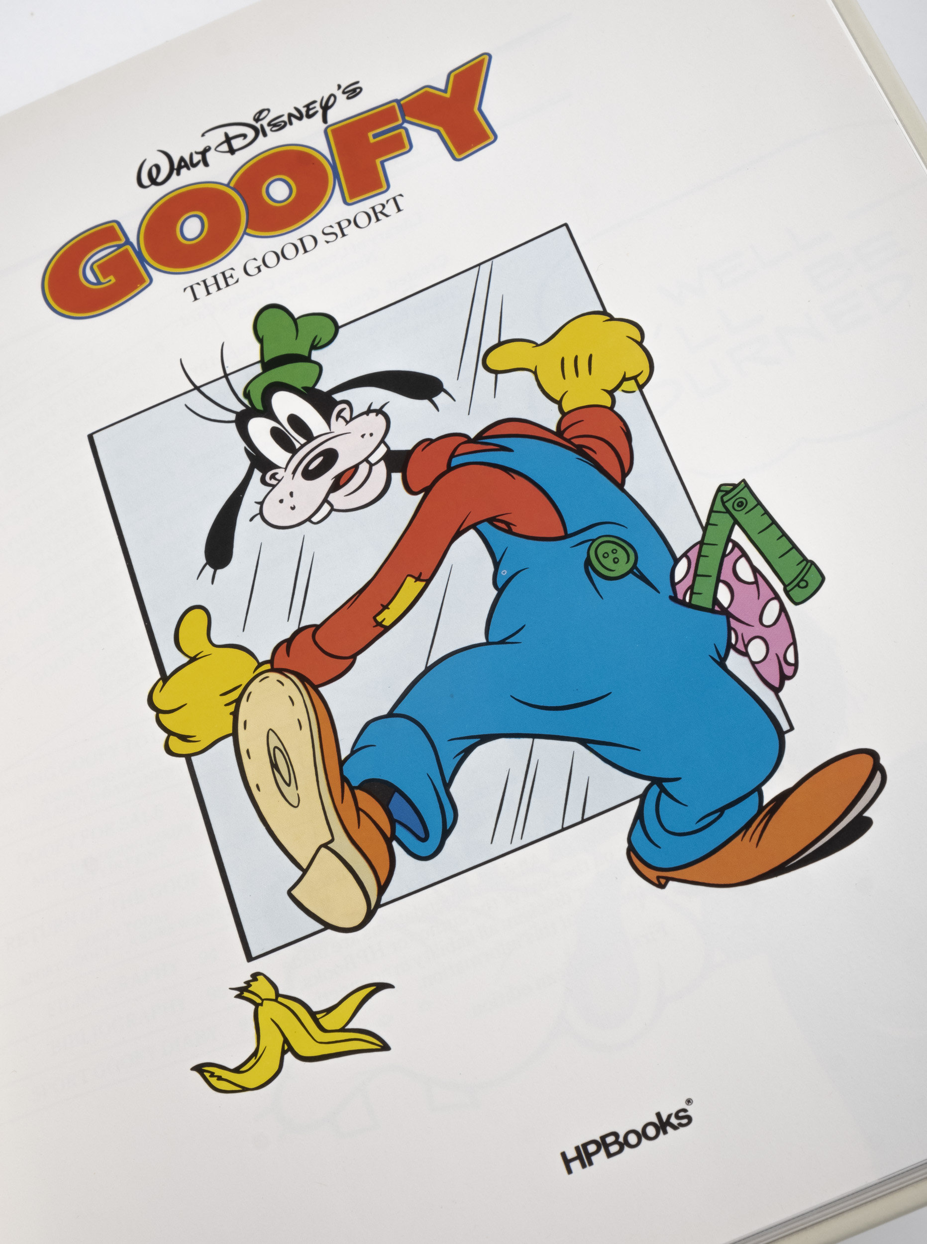 Walt Disney's Goofy: the Good Sport a Children's Book as New 1st