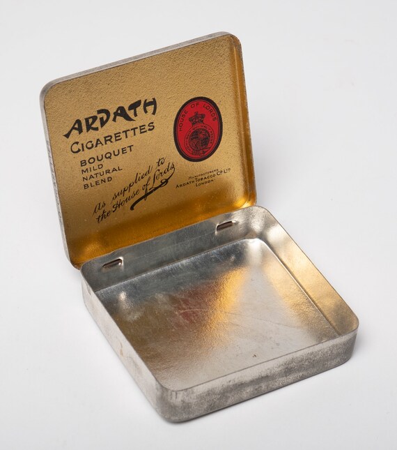 Vintage Ardath Cigarette Tin: London Advertising Collectible