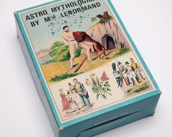 Vintage Astro Mythological Lenormand Oracle Deck with Guide Tarot