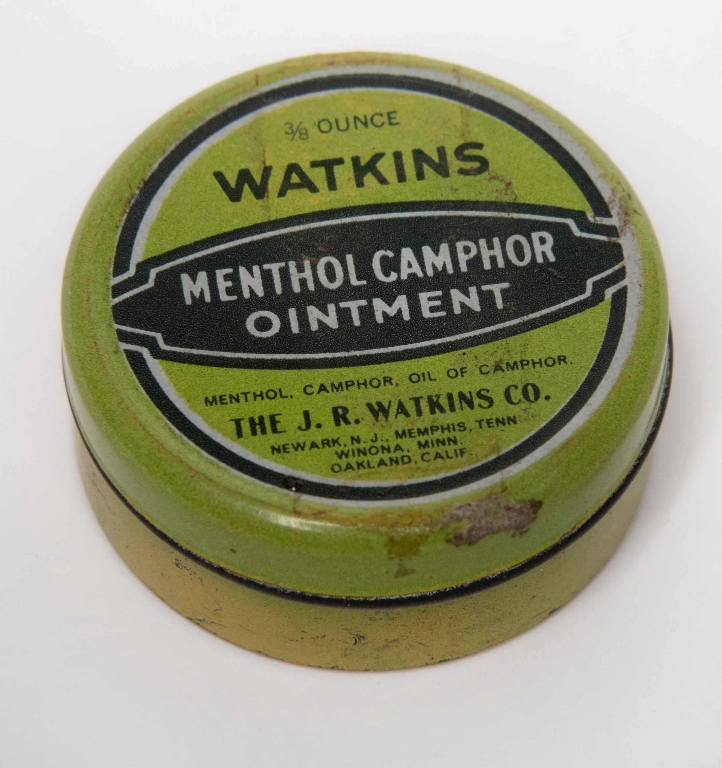 Vintage Tin WATKINS Menthol Camphor Ointment Advertising Medicine ...