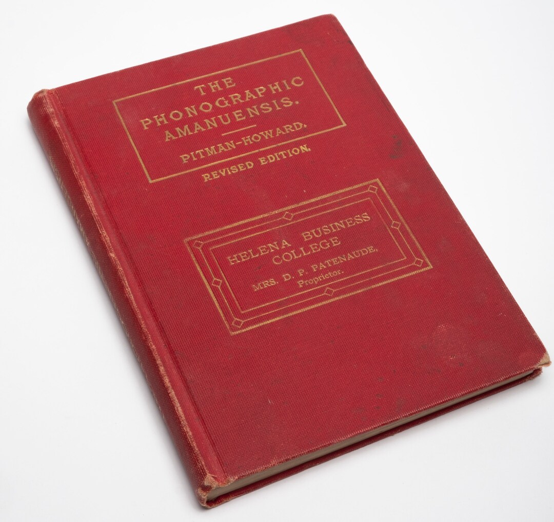 Antique Book Vintage Primer Helena Business College Etsy