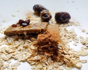 Golden Glow -  Raw Superfood Bar & Herbs | Turmeric, Nuts, Fruits | No Added Sugar, Preservative-Free