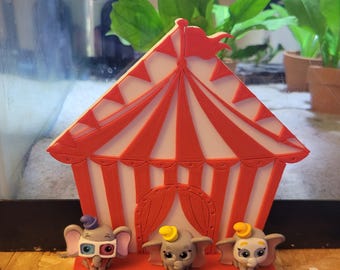 Dumbo Circus Tent shelf for Disney Doorables