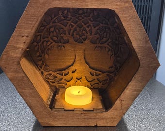 Tree of life tealight