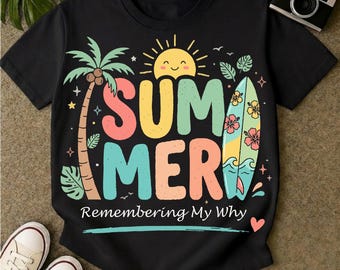Lehrer Sommerferien PNG, Sommer Erinnere mich an Warum Shirt Design, Retro Strand Lehrer Leben, Letzte Schultage T-Shirt Design, digitalpng