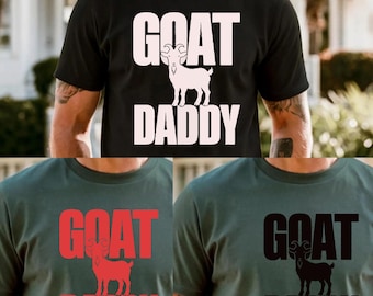 Ziege Papa PNG Lustiges Vatertagsgeschenk für Papa Sublimationsentwurf Shirt Humor Ziege Papa Größter aller Zeiten Bauernhof Tier Liebhaber Png dtfdesign