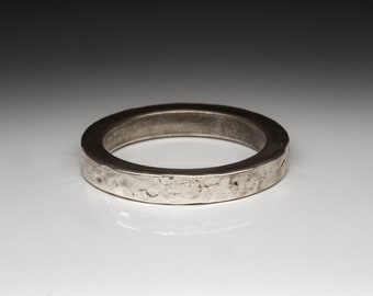 Hammered Band - Sterling Silver