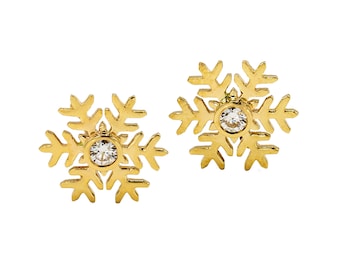 Diamond Snowflake Studs