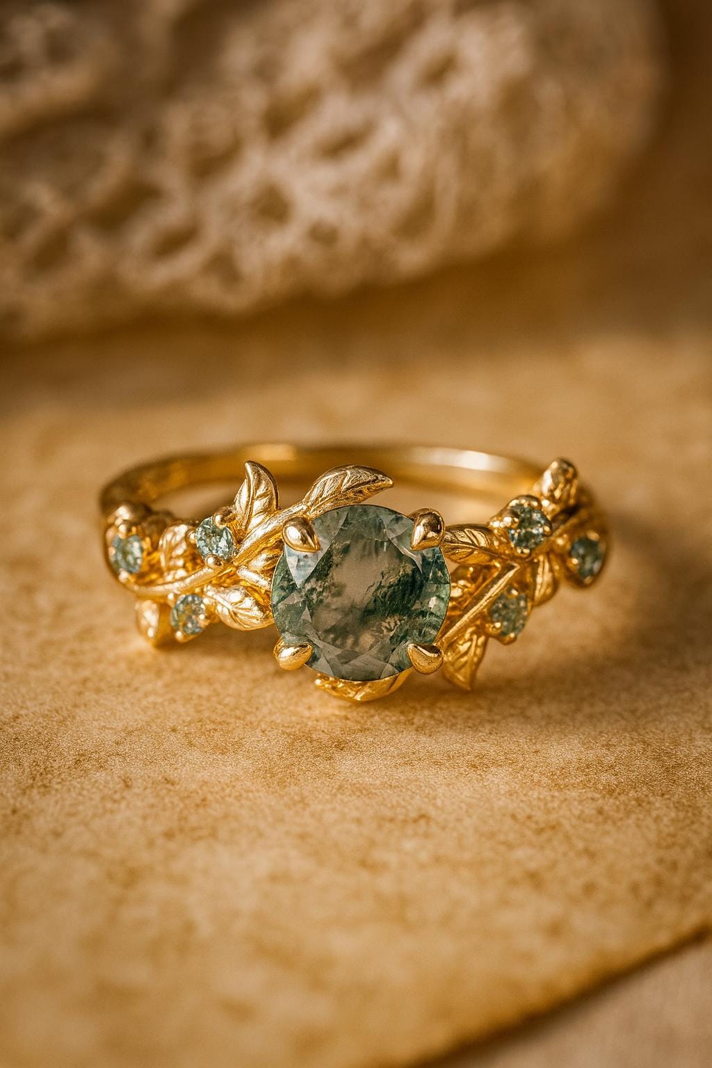 Green stone ring - Etsy 日本