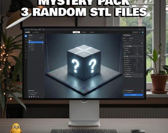 Mystery Pack – 3 Random STL Files | Surprise Bundle | Instant Download